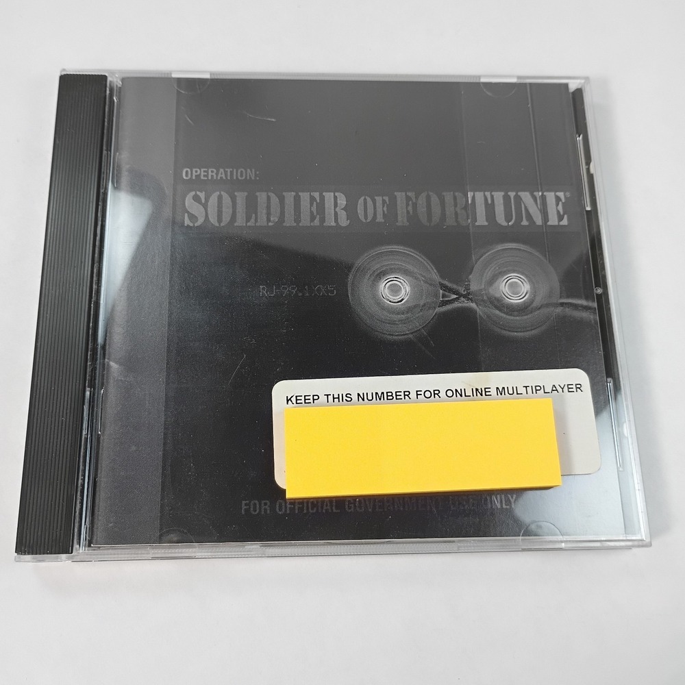 Operation Soldier of Fortune Gold Edition PC 2000 Game with key